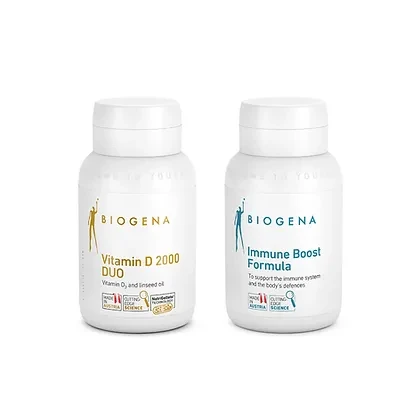 BIOGENA Immunity Bundle ( Vitamin D 2000 DUO + Immune Boost Formula )