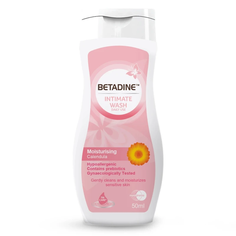 BETADINE INTIMATE WASH FRESH MOISTURISING CALENDULA CLEAN & DRY  50 ML