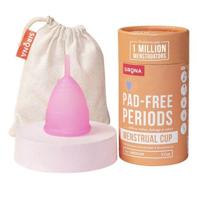 Sirona Reusable Menstrual Cup With Pouch Medium 1's