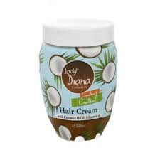 Lady diana Hair Cream 500Ml Coconut