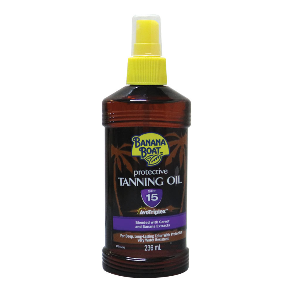 BUY Banana Boat SPF 15 Protective Tanning Oil 236 ml Medilife Pharmacy