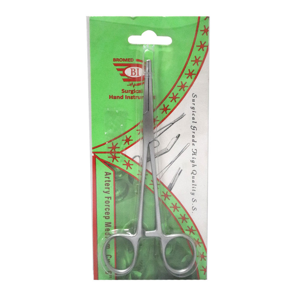 BROMED ARTERY FORCEPS MEDIUM CURVE 6