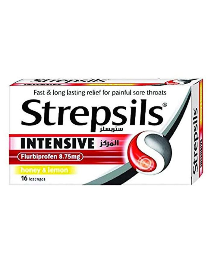 Strepsils Intensive Honey & Lemon Lozenges 16'S