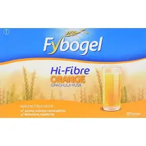 Fybogel Orange Ispaghula Husk Sachets 30'S