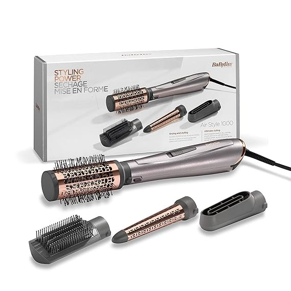 BaByliss Hair Airstyler with rotating brush Pearl Shimmer 1s