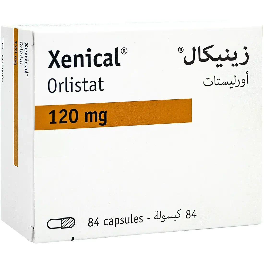 Xenical  (Orlistat) 120 mg 84 capsules -Required Prescription