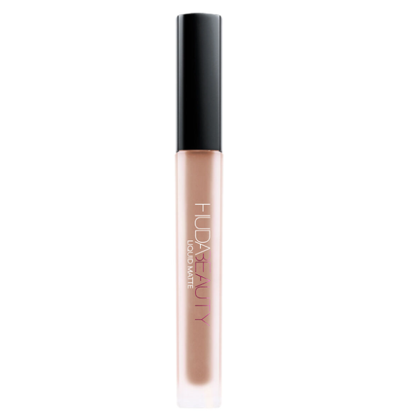 Huda Beauty Liquid Matte Ultra-Comfort Transfer Proof Lipstick- Light Beige