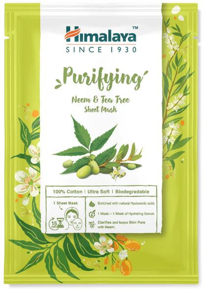 Himalaya-Purifying Neem & Tea Tree Sheet Mask-30g