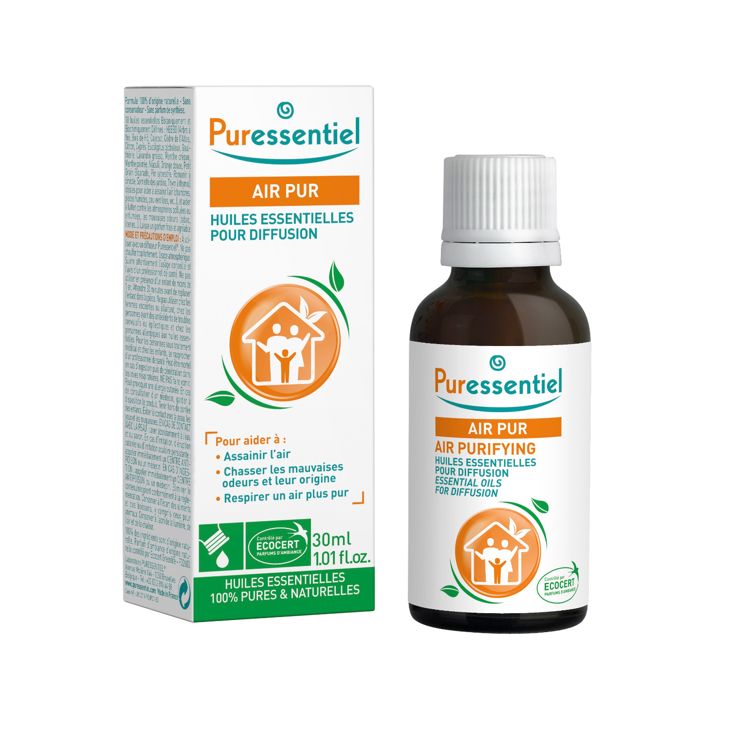 Puressentiel Essential Oils for Diffusion Air Purifying Blend 30ml