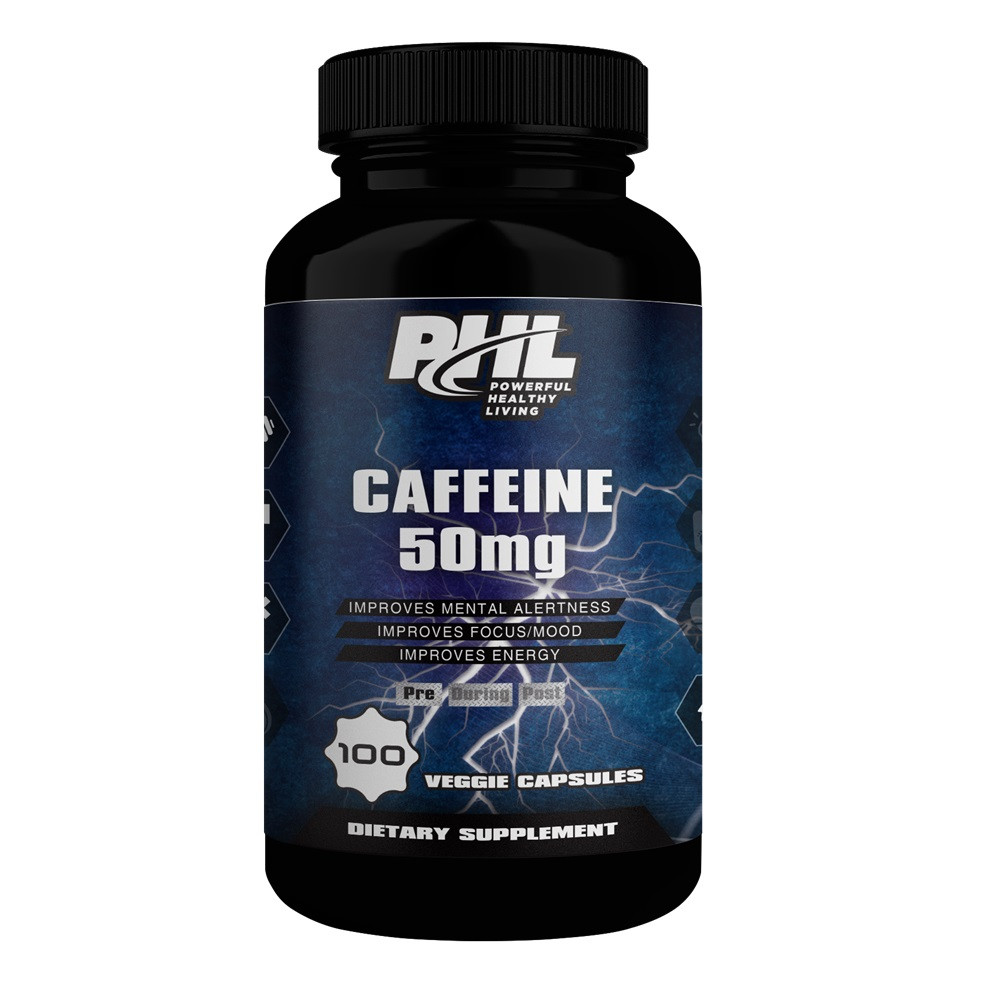 PHL CAFFEINE 50 MG CAPSULES 100'S