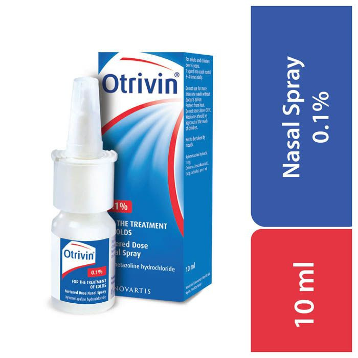 OTRIVIN NASAL DROPS 0.1% 10ML