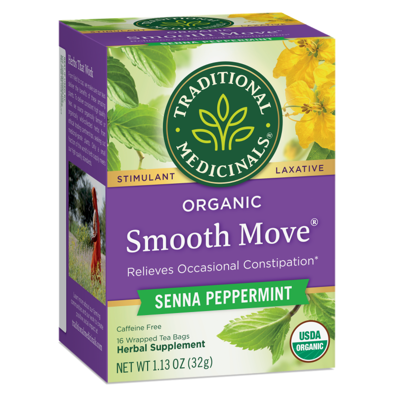 Traditional Medicinals Smooth Move Peppermint 16 Tea Bags