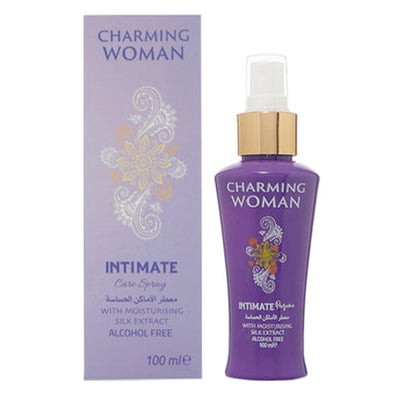 Charming Woman Alcohol-Free Intimate Care Spray Purple With Moisturizing Silk Extract 100ml