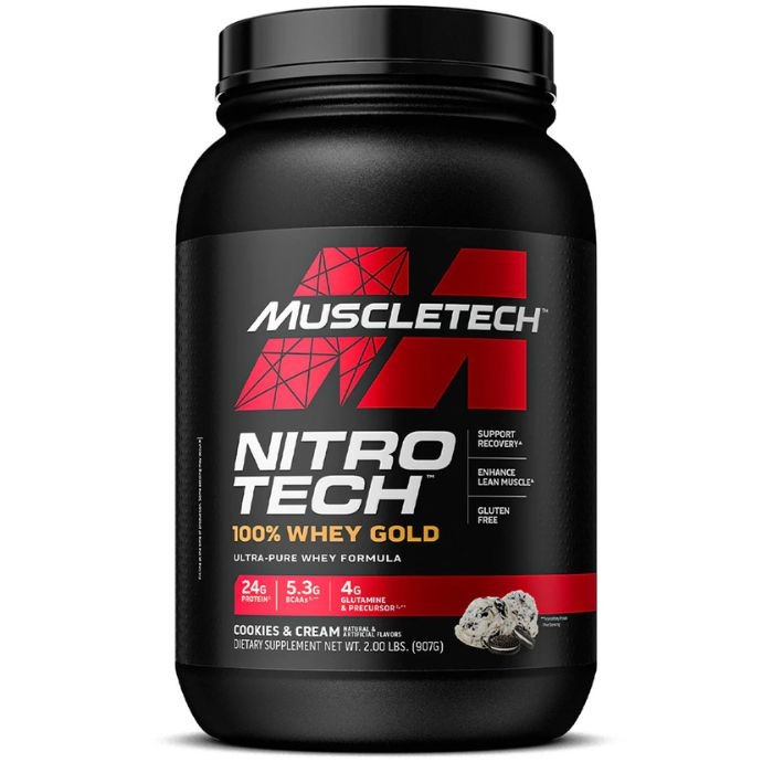Muscle Tech Nitro Tech 100% Whey Gold Bonus Cookies & Cream 2Lb