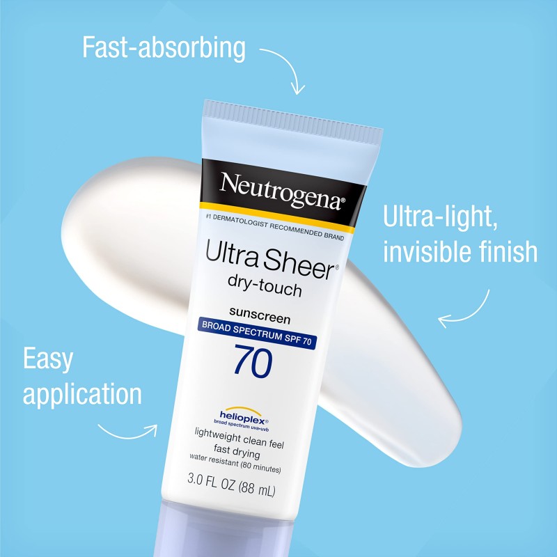 Buy Neutrogena Ultra Sheer Sunscreen SPF 70 Broad Spectrum 88 ml