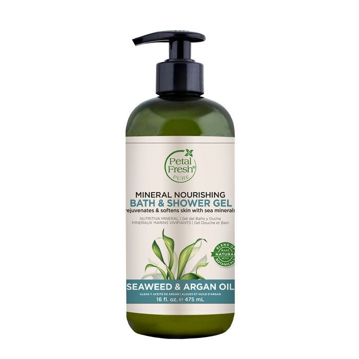 Petal Fresh Pure Mineral Nourishing Bath & Shower Gel Seaweed And Argan oil