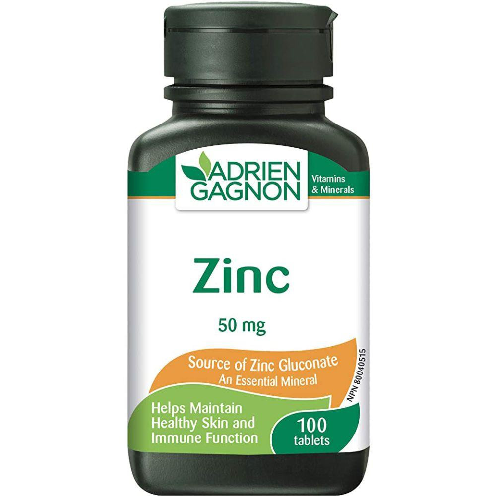Adrien Gagnon Zinc 50 Mg Tablets 100'S