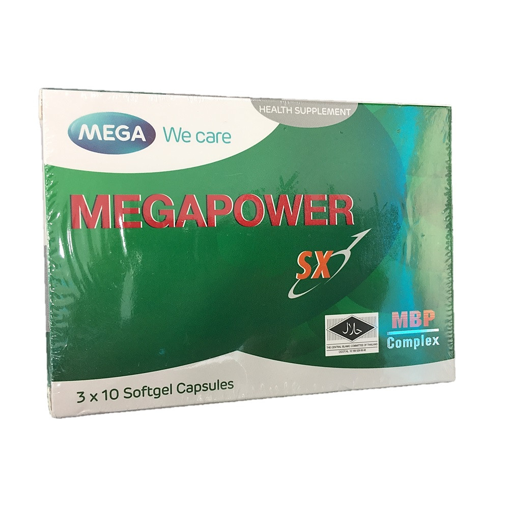 MEGAPOWER SX SOFTGEL CAPSULES 30'S