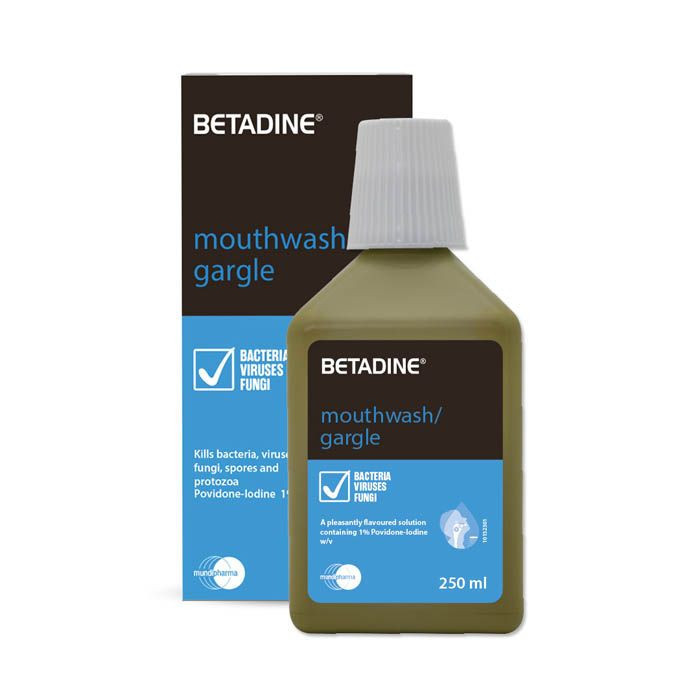 Betadine Mouthwash/Gargle 250 ml