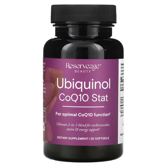 Reserveage Ubiquinol CoQ10 Stat Softgel Capsules 30s