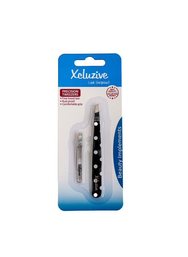 Xcluzive Tweezers  Precision  Balck/White