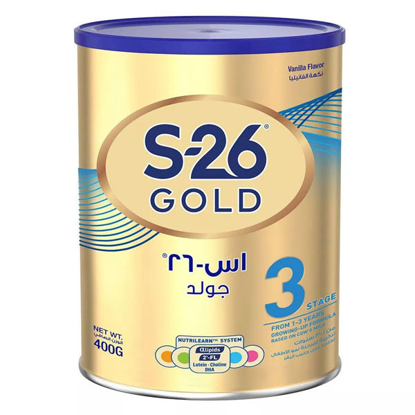 S-26 Gold Stage 3 1-3 Years Growing-Up Milk Formula 400 G