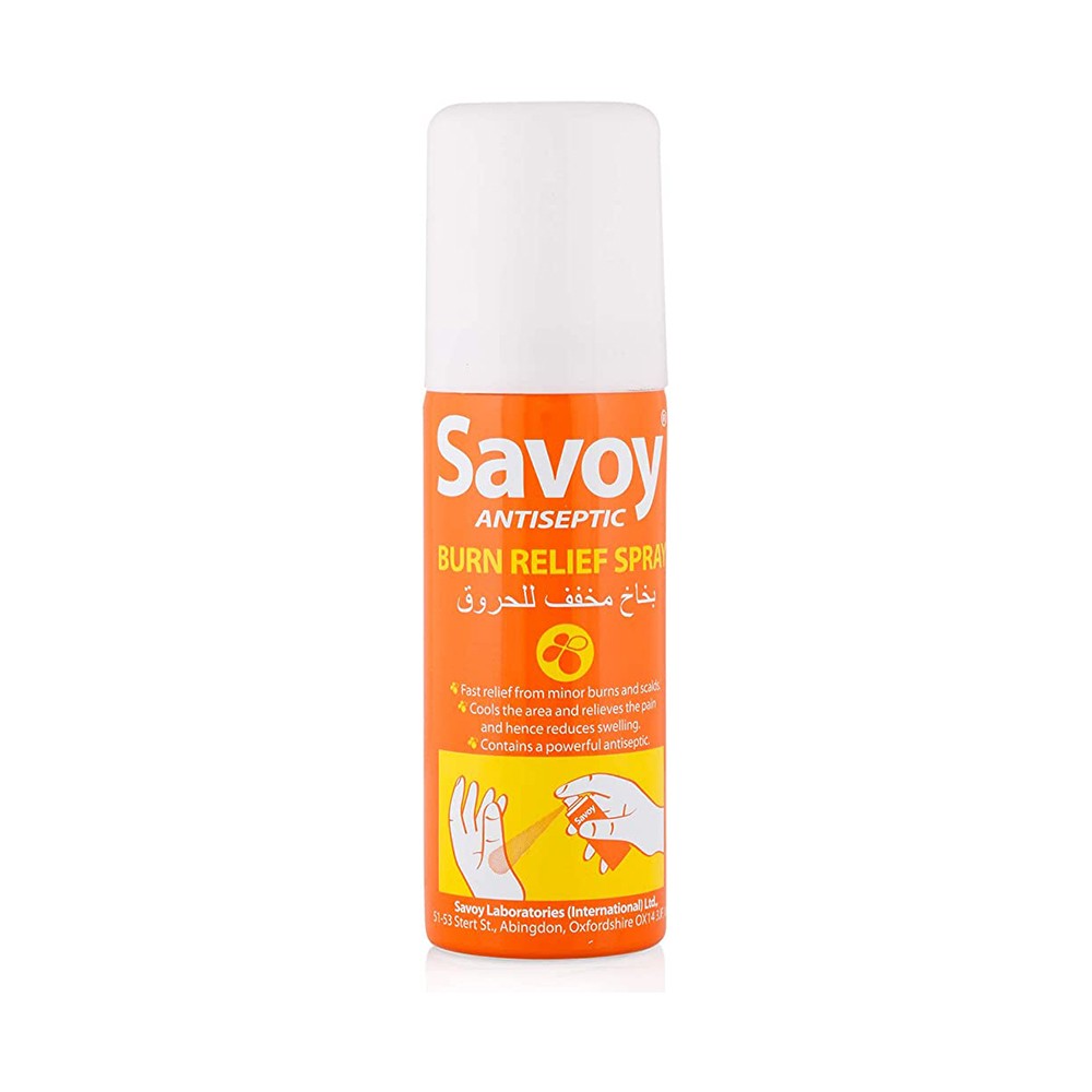 Savoy Antiseptic Burn Relief Spray 50 ml