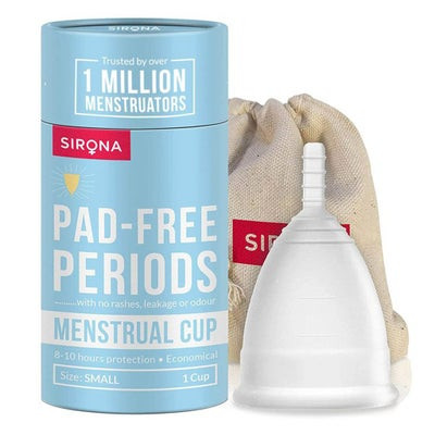 Sirona Reusable Menstrual Cup With Pouch Small 1's