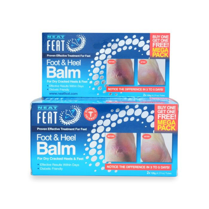 Neat Feat 75 gm Foot & Heel Balm Twinpack