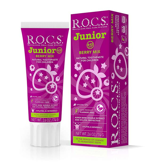 Rocs Junior Berry Mix Tooth Paste 60ml