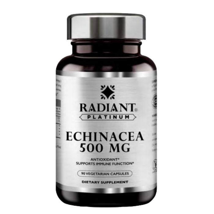 Radiant Platinum Echinacea 500mg 90 Veg Caps
