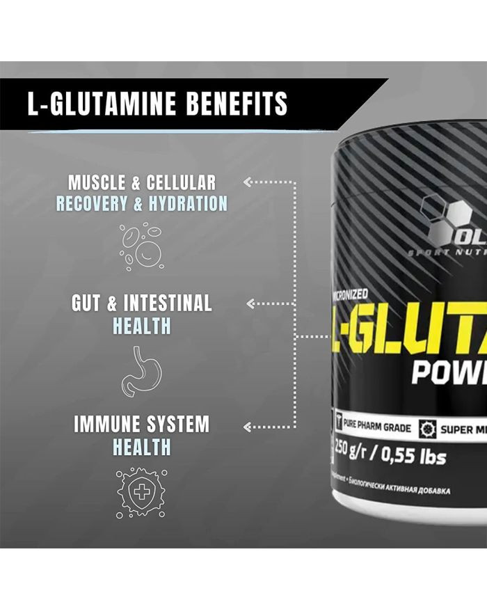 Optimize Recovery with Olimp L-Glutamine Powder 250g for Enhanced  Performance