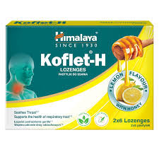 HIMALAYA Koflet-H Lozenges Lemon Flavour