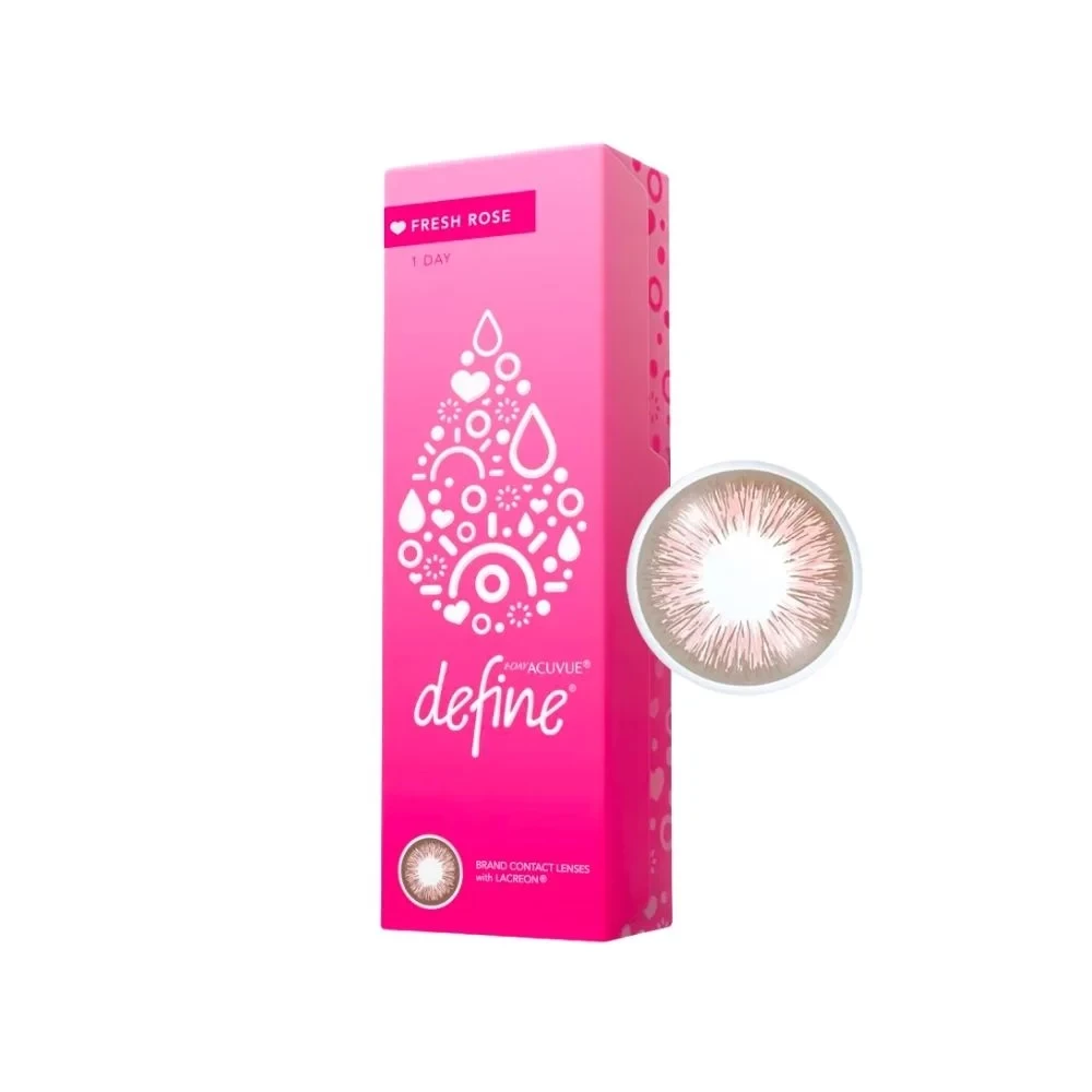 1-Day Acuvue Define - Fresh Rose 30 Lenses - Daily