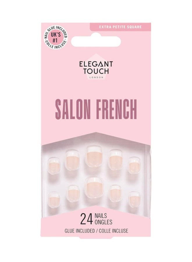 Elegant Touch French Color: Multicolor 143 Pink Salon French No. 143 - Salon