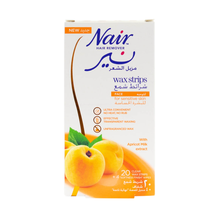 Nair 20's Face Wax Strips Apricot