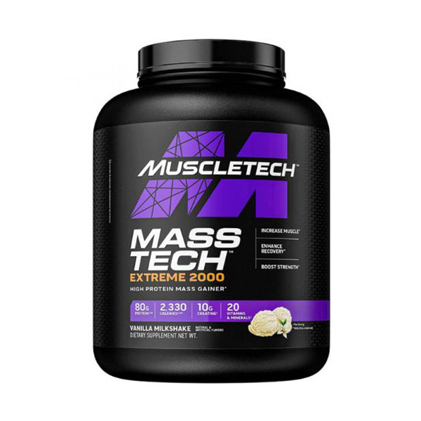 Muscle Tech Mass Tech Extreme 2000 Vanilla Milkshake 6 LB