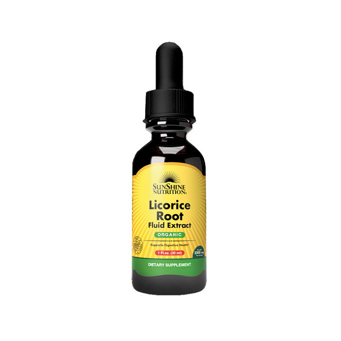 Sunshine Nutrition Licorice Root Fluid Liquid Extract-30 ML