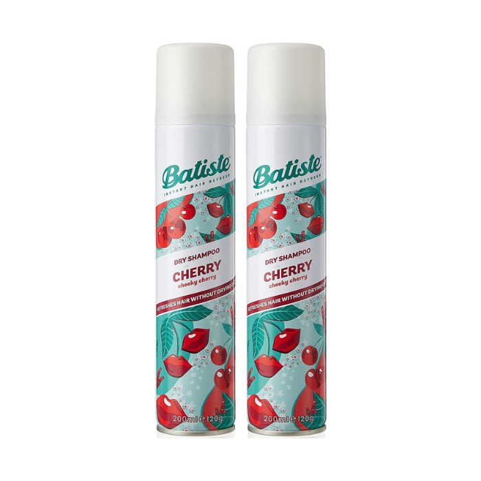 Batiste 200ml  Dry Shampoo Cherry Twin Pack Promo