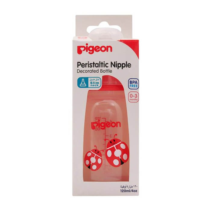 Pigeon Slim Neck Animal Decorated Bottle 120 ml