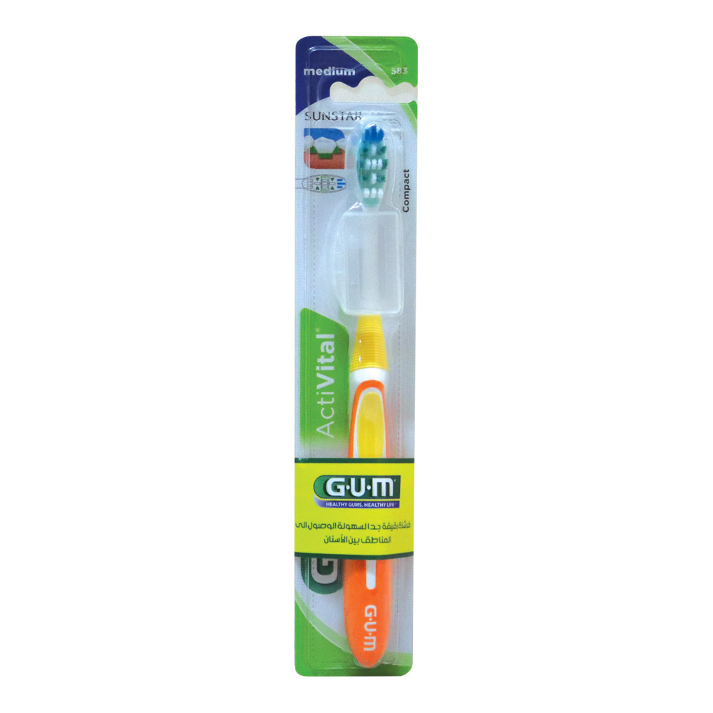 BUTLER GUM ACTIVITAL TOOTHBRUSH MEDIUM 583M