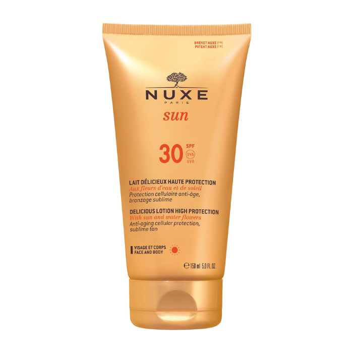 Nuxe  150ml Sun Delicious Lotion High Protection for Face and Body SPF30