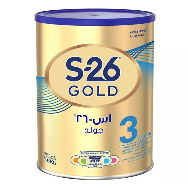 S-26 Gold Stage 3 1-3 Years Growing-Up Milk Formula 1600 G