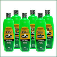 GreenCross Pack of 6 Isopropyl Alcohol Antiseptic 500ml Disinfectant