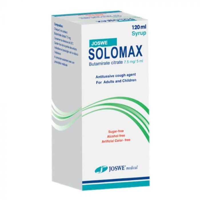 Solomax 7.5 mg/5 ml Sugar Free Syrup 120 ml