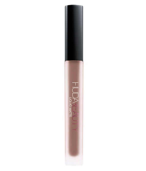 Huda Beauty Liquid Matte Ultra-Comfort Transfer Proof Lipstick- Brown Nude
