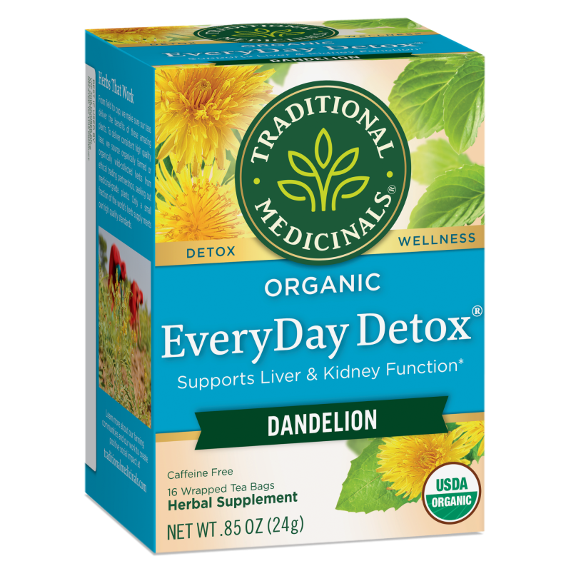 Traditional Medicinals Everyday Detox Dandelion 16 Tea Bags