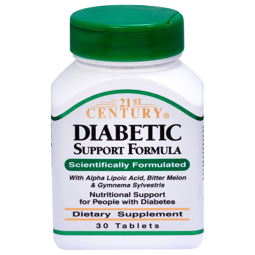 21ST CENTURY DIABETIC SUPPORT FORMULA 30 TABS