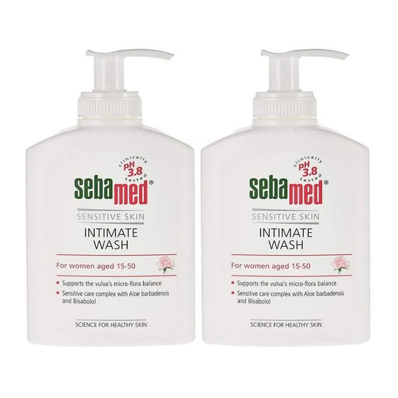 Sebamed Feminine Intimate Wash For sensitive skin PH 3.8 200 mL 2's