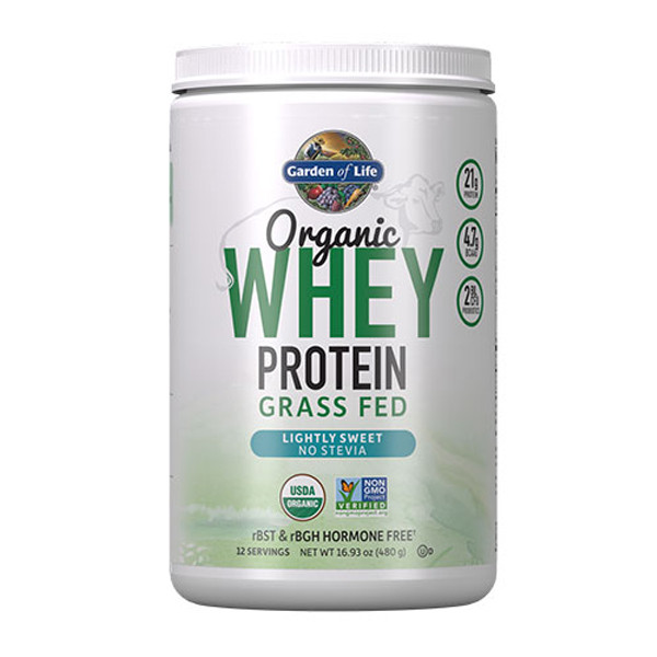 Garden Of Life Grass Fed Organic Whey Protein 480 G